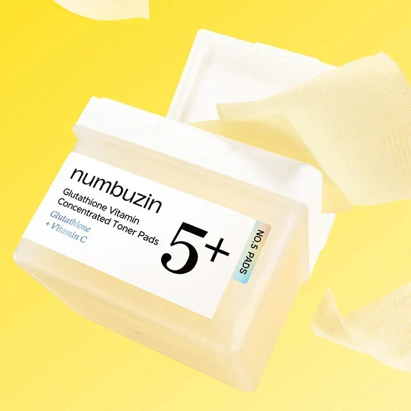numbuzin No.5+ Glutathione Vitamin Concentrated Toner Pads 70 Pads