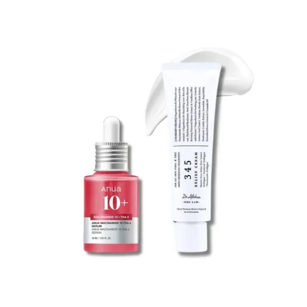 Acne Scar & Dark Spot Treatment Kit Korean skincare duo set, front view