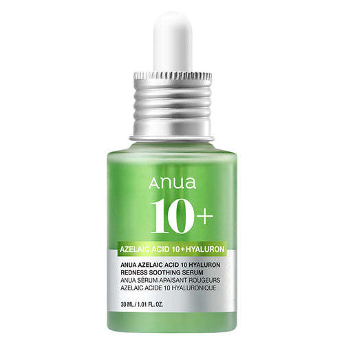 ANUA Azelaic Acid 10 Hyaluron Redness Soothing Serum 30ml bottle, front view