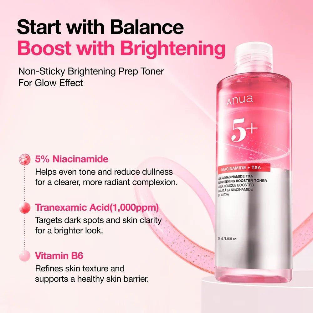 ANUA Niacinamide TXA Brightening Booster Toner 250ml - photo 5