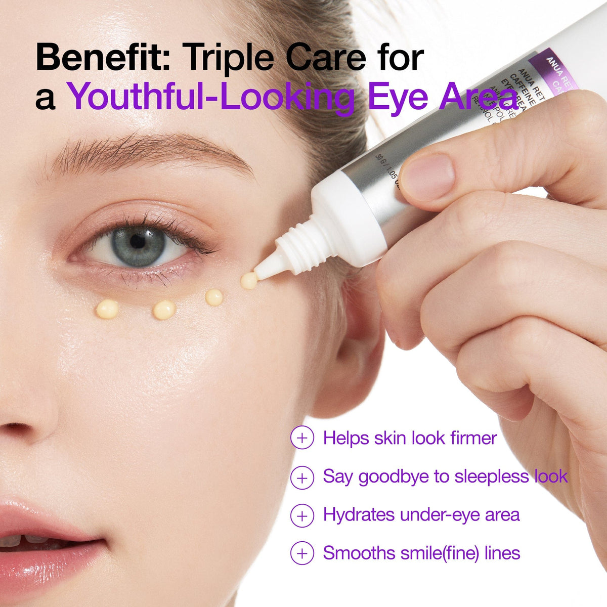 ANUA Retinol 0.1 Caffeine Revitalizing Eye Cream 30g - photo 4