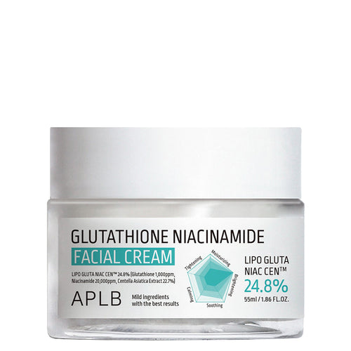 APLB Glutathione Niacinamide Facial Cream 55ml jar, front view