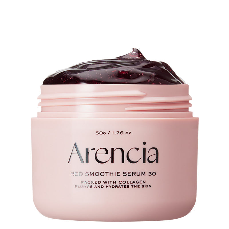 Arencia Fresh Red Smoothie Serum bottle, front view