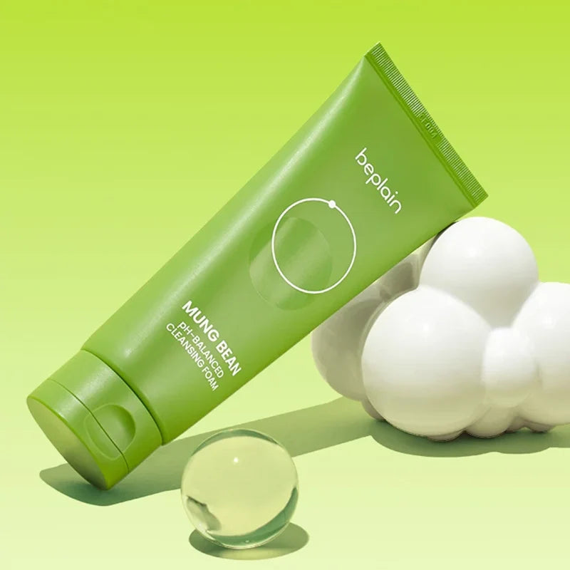 beplain Mung Bean pH-Balanced Cleansing Foam 80ml - photo 2
