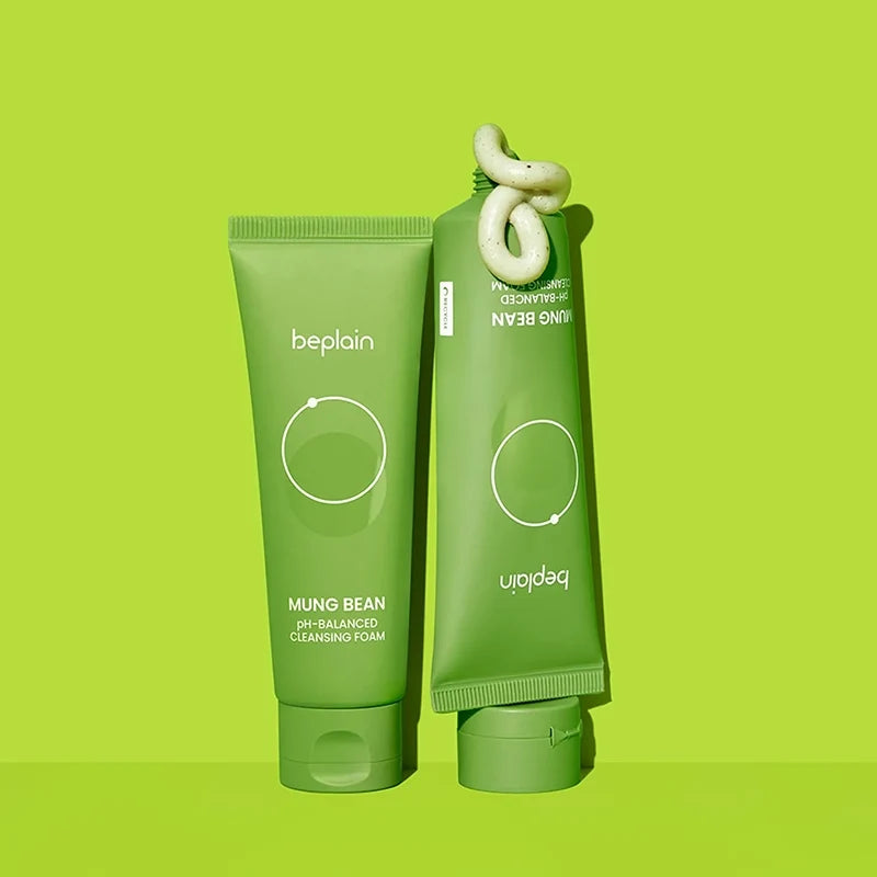 beplain Mung Bean pH-Balanced Cleansing Foam 80ml - photo 4