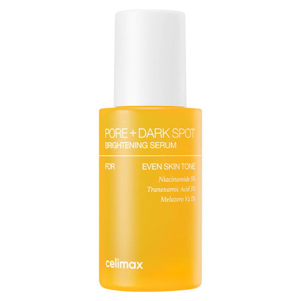 celimax Pore+Dark Spot Brightening Serum 30ml pump bottle, front view