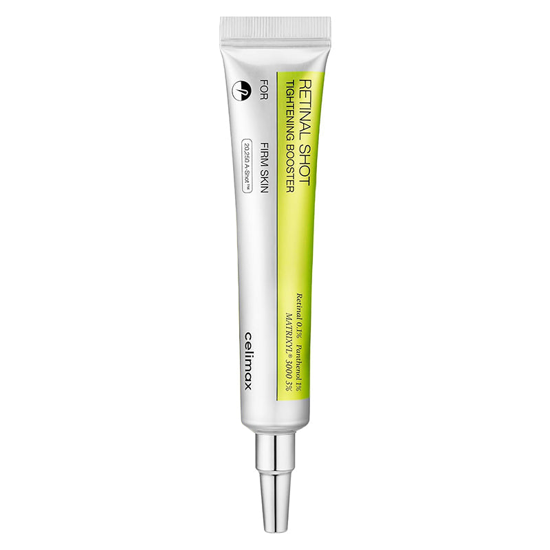 celimax The Vita-A Retinal Shot Tightening Booster 15ml pump bottle, front view
