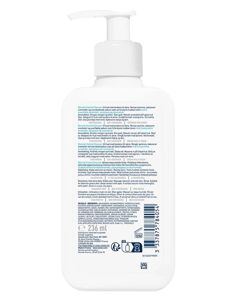 CeraVe Acne Control Cleanser 236ml - photo 2