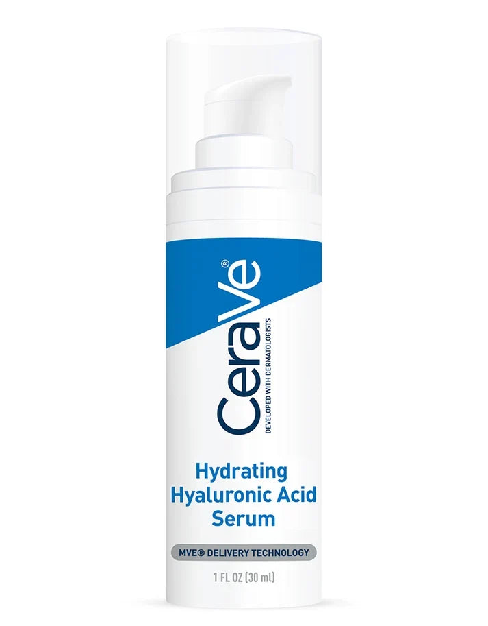 CeraVe Hydrating Hyaluronic Acid Serum 30ml bottle, front view