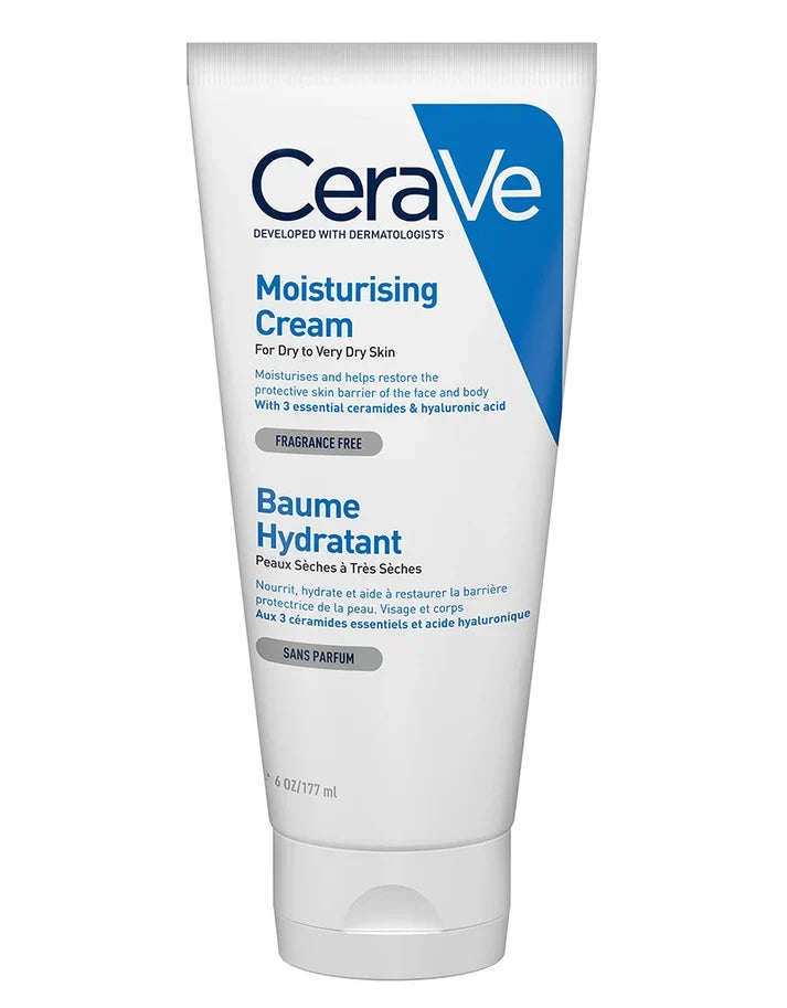 CeraVe Moisturizing Cream for Dry to Very Dry Skin tub, front view