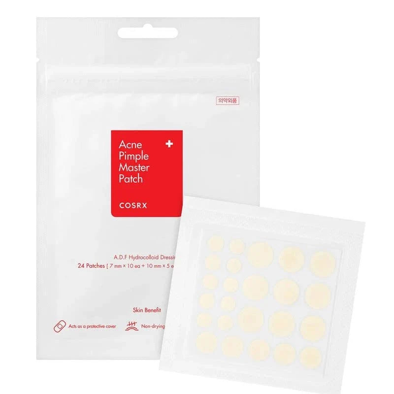 COSRX Acne Pimple Master Patch pack of 24 hydrocolloid patches, front view