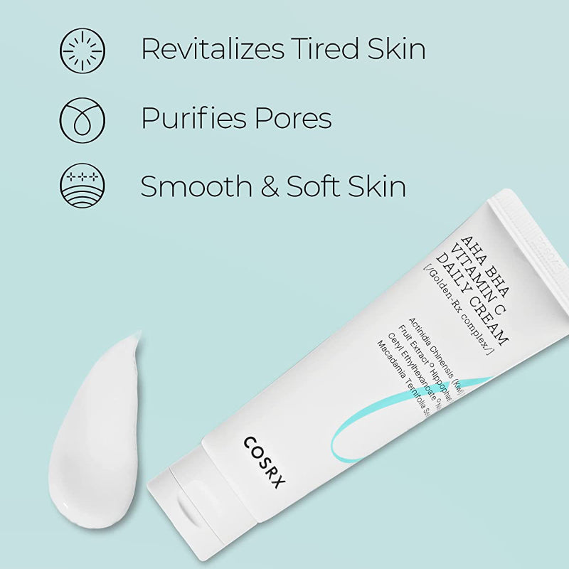 COSRX Refresh AHA BHA Vitamin C Daily Cream 50ml - photo 4