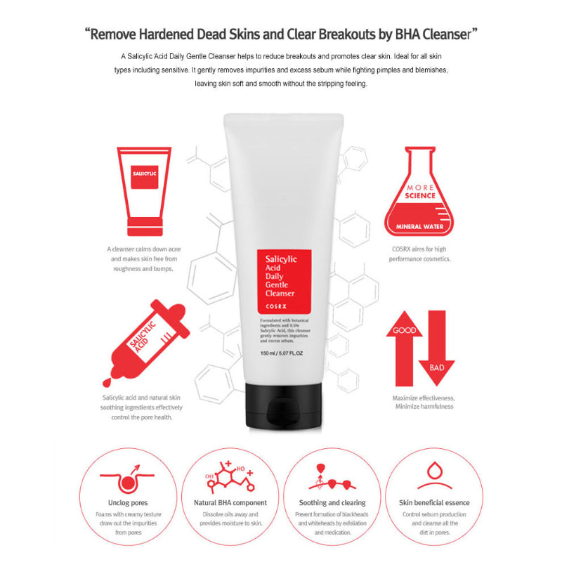 COSRX Salicylic Acid Daily Gentle Cleanser 150ml - photo 7