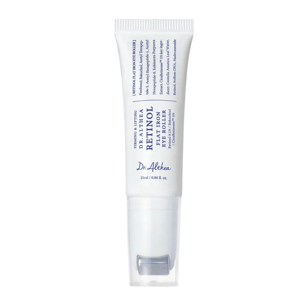 Dr.Althea Retinol Flat Iron Eye Roller 25ml with flat roller tip