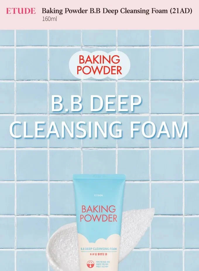 ETUDE Baking Powder BB Deep Cleansing Foam 160ml - photo 2