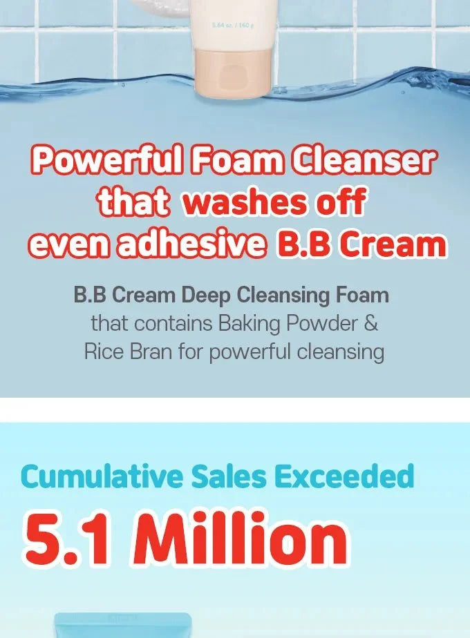 ETUDE Baking Powder BB Deep Cleansing Foam 160ml - photo 3