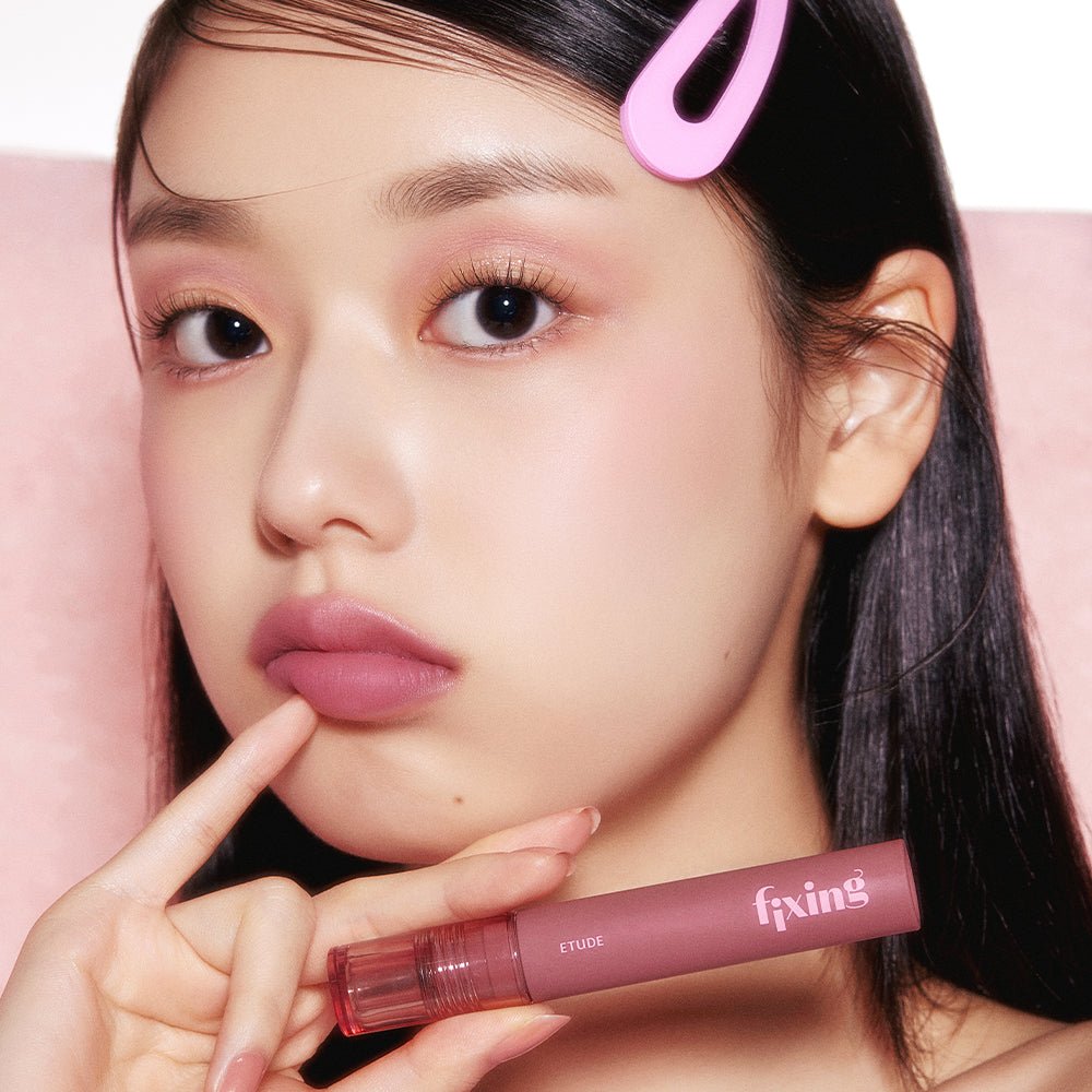 ETUDE Fixing Tint #08 Dusty Beige soft matte lip tint tube