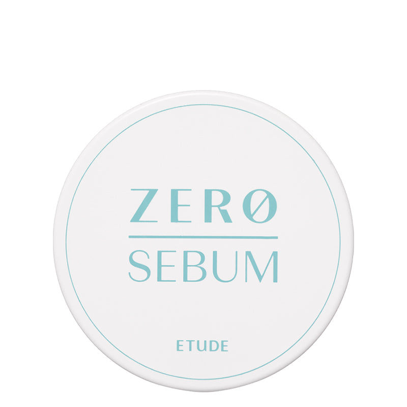 ETUDE Zero Sebum Drying Powder 4g pot with microfibre puff