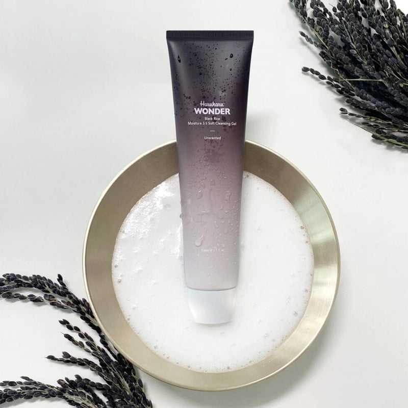 Haruharu Wonder Black Rice Moisture 5.5 Soft Cleansing Gel 100ml - photo 6