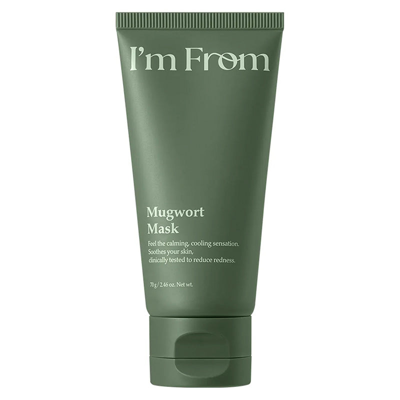I'm From Mugwort Mask 70g jar with green mugwort gel