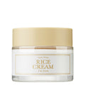 I'm From Rice Cream 50g jar with spatula, front view