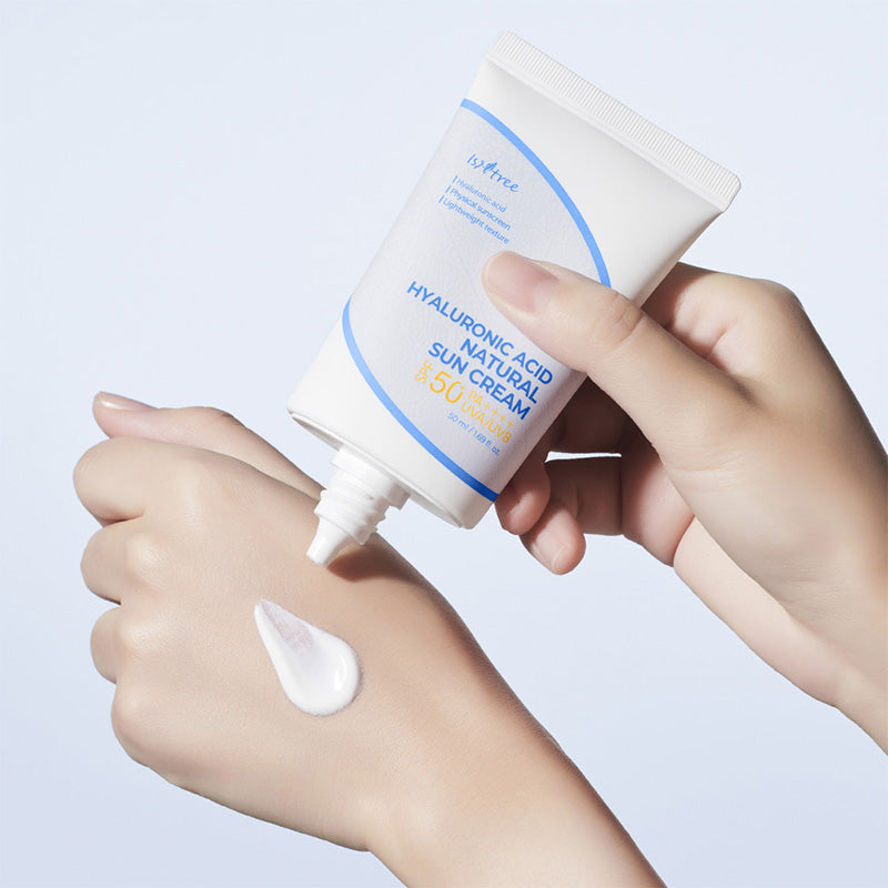 ISNTREE Hyaluronic Acid Natural Sun Cream SPF50+ PA++++ 50ml (Renewal) - photo 5
