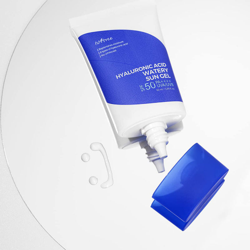 ISNTREE Hyaluronic Acid Watery Sun Gel SPF50+ PA++++ 50ml - photo 2