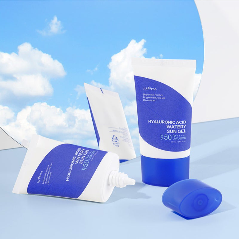 ISNTREE Hyaluronic Acid Watery Sun Gel SPF50+ PA++++ 50ml - photo 3