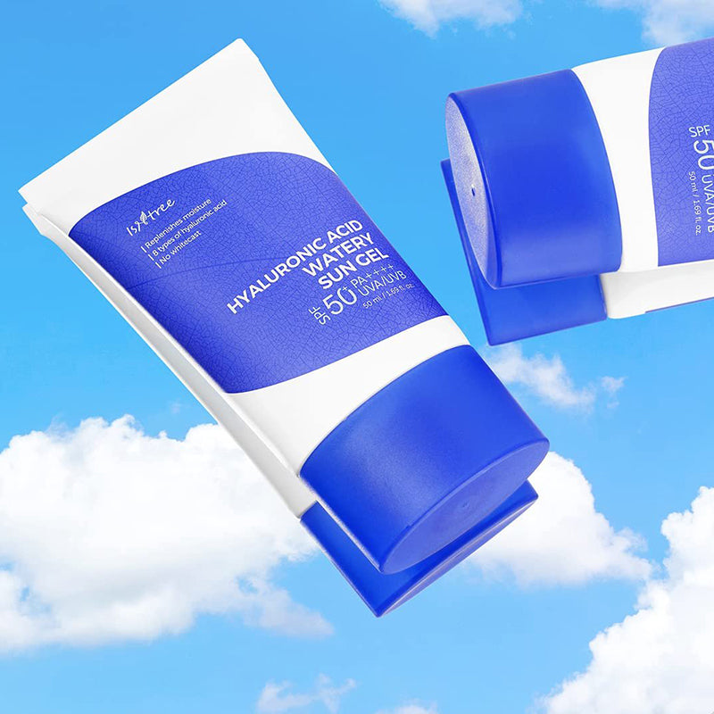 ISNTREE Hyaluronic Acid Watery Sun Gel SPF50+ PA++++ 50ml - photo 5