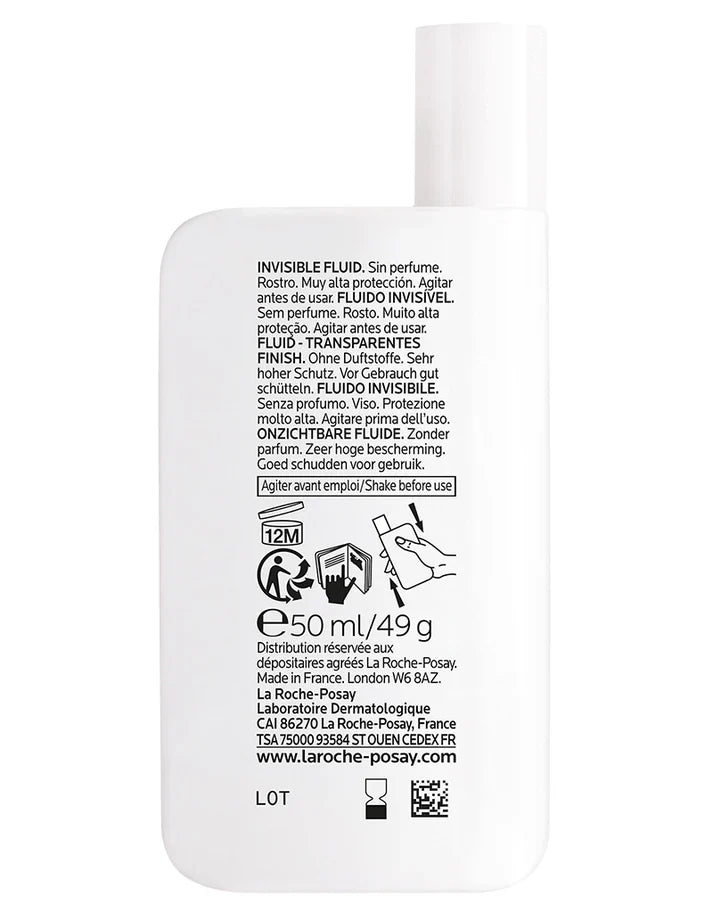 La Roche-Posay Anthelios Ultra Light Invisible Fluid UVmune 400 SPF50+ Sunscreen - 50ml - photo 2