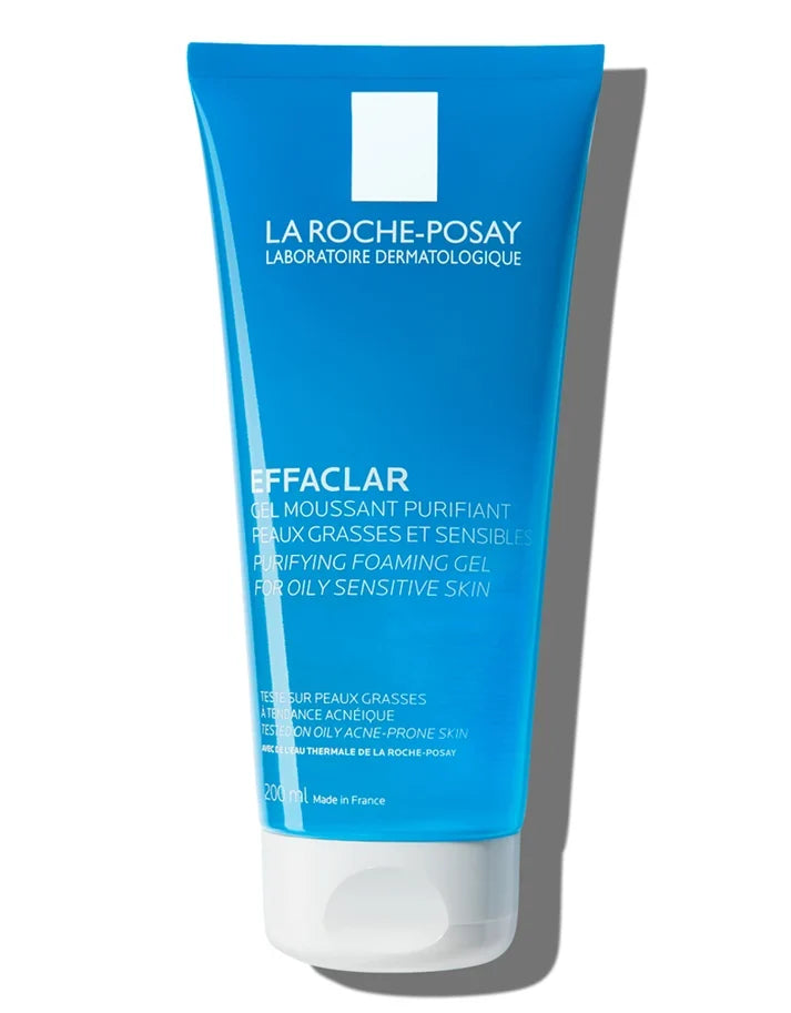 La Roche-Posay Effaclar Purifying Mousse Gel Cleanser 200ml bottle, front view