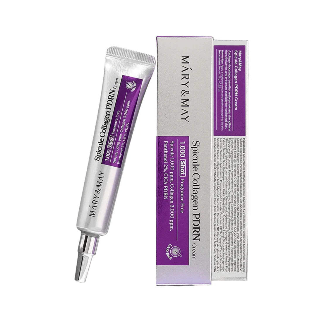 Mary & May Spicule Collagen PDRN Cream 15g - photo 3