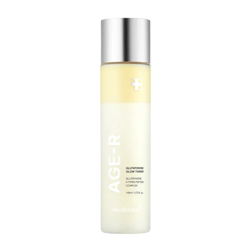 Medicube AGE-R Glutathione Glow Toner 140ml bottle, front view