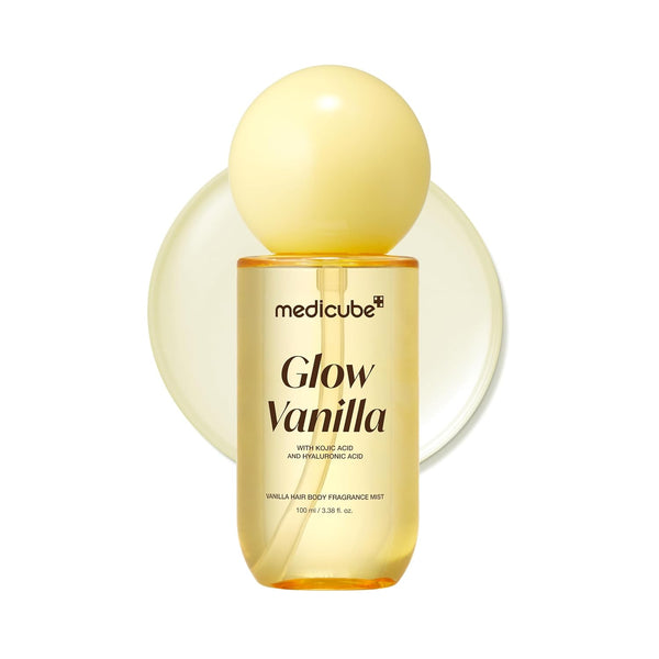 Medicube Glow Vanilla Hair & Body Fragrance Mist 100ml bottle