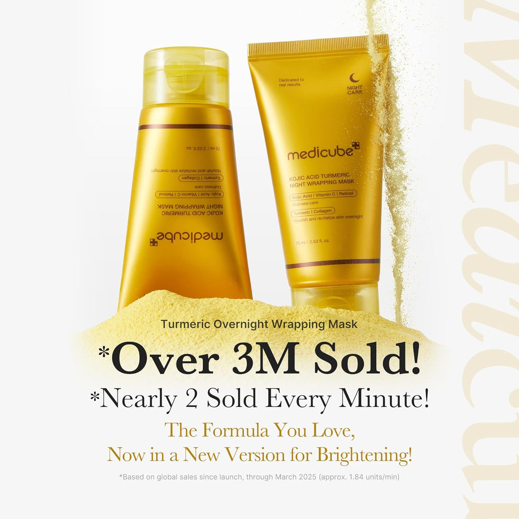 Medicube Kojic Acid Turmeric Night Wrapping Mask 75ml - photo 6