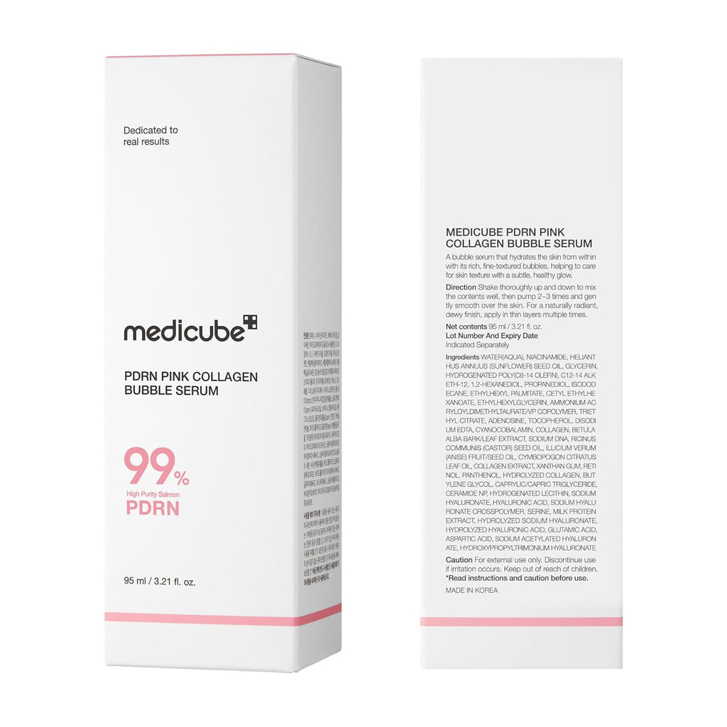 Medicube PDRN Pink Collagen Bubble Serum 95ml - photo 8