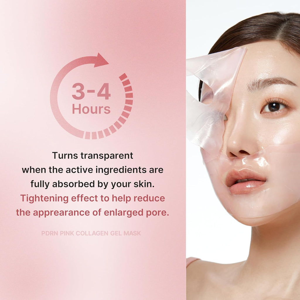 Medicube PDRN Pink Collagen Gel Mask one sheet pouch for dewy hydration