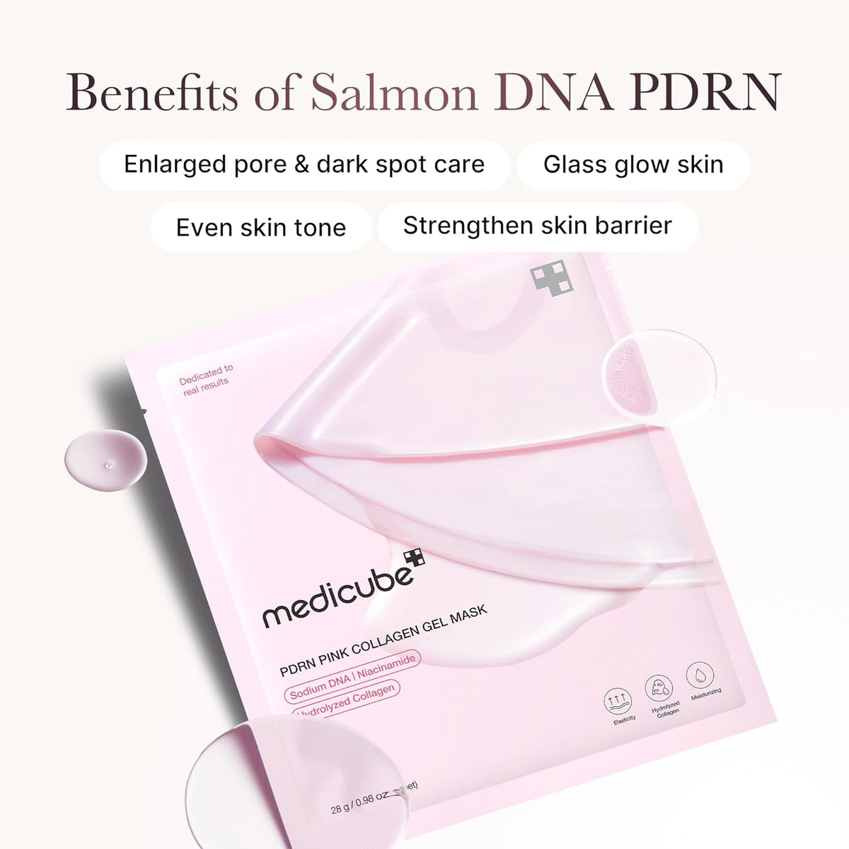 Medicube PDRN Pink Collagen Gel Mask (One Sheet) - photo 4