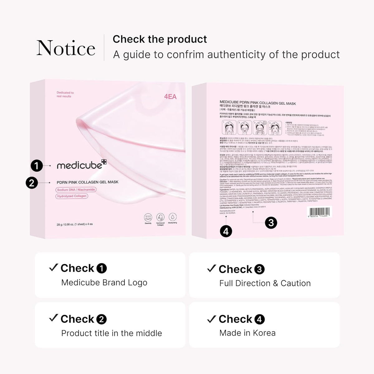 Medicube PDRN Pink Collagen Gel Mask (One Sheet) - photo 6