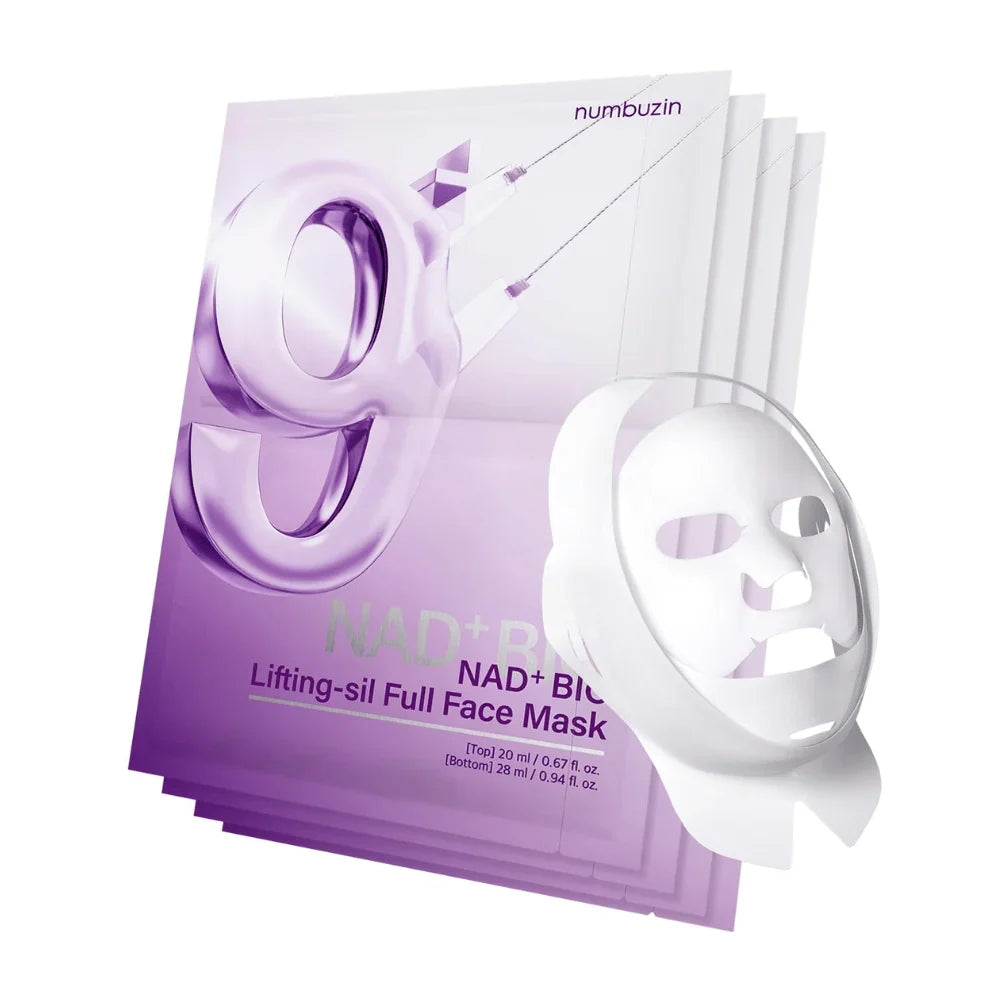 numbuzin No.9 NAD Bio Lifting Full Cover Facial Mask pouch