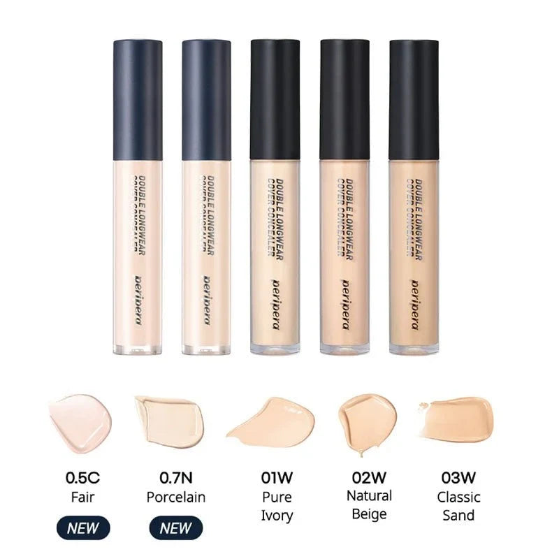 Peripera Double Longwear Cover Concealer 0.5 Fair - photo 4