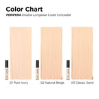 Peripera Double Longwear Cover Concealer # 02 Natural Beige 4gm - photo 10