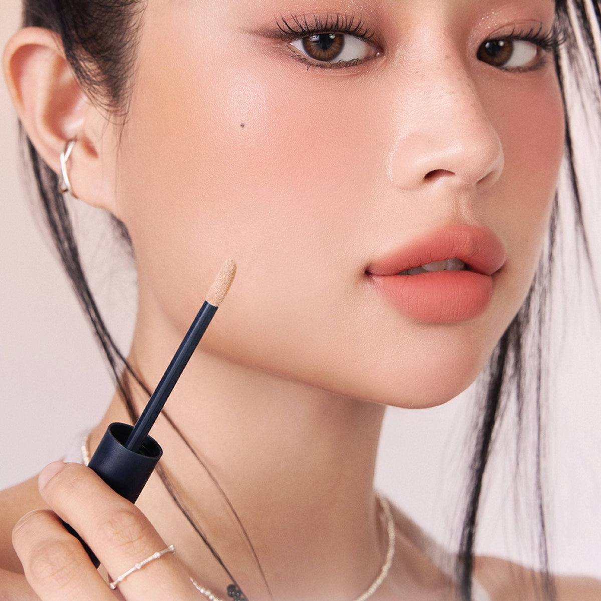 Peripera Double Longwear Cover Concealer # 02 Natural Beige 4gm - photo 3