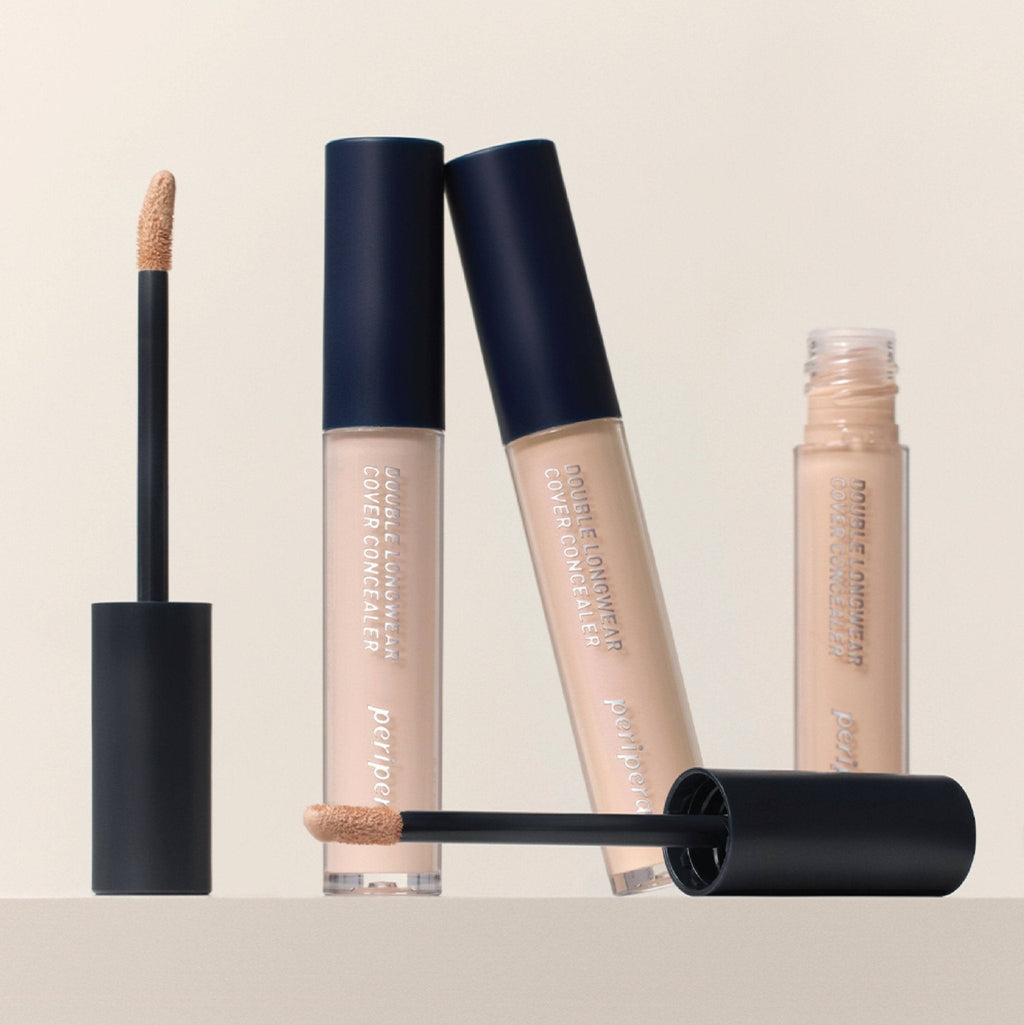 Peripera Double Longwear Cover Concealer # 02 Natural Beige 4gm - photo 5