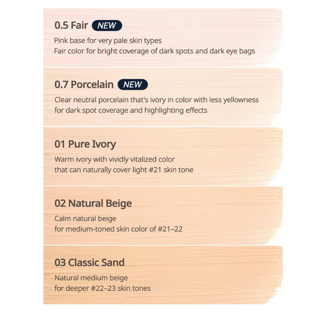 Peripera Double Longwear Cover Concealer # 02 Natural Beige 4gm - photo 6