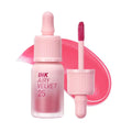 Peripera Ink Airy Velvet 025 Zazzy Peach lip tint tube with applicator