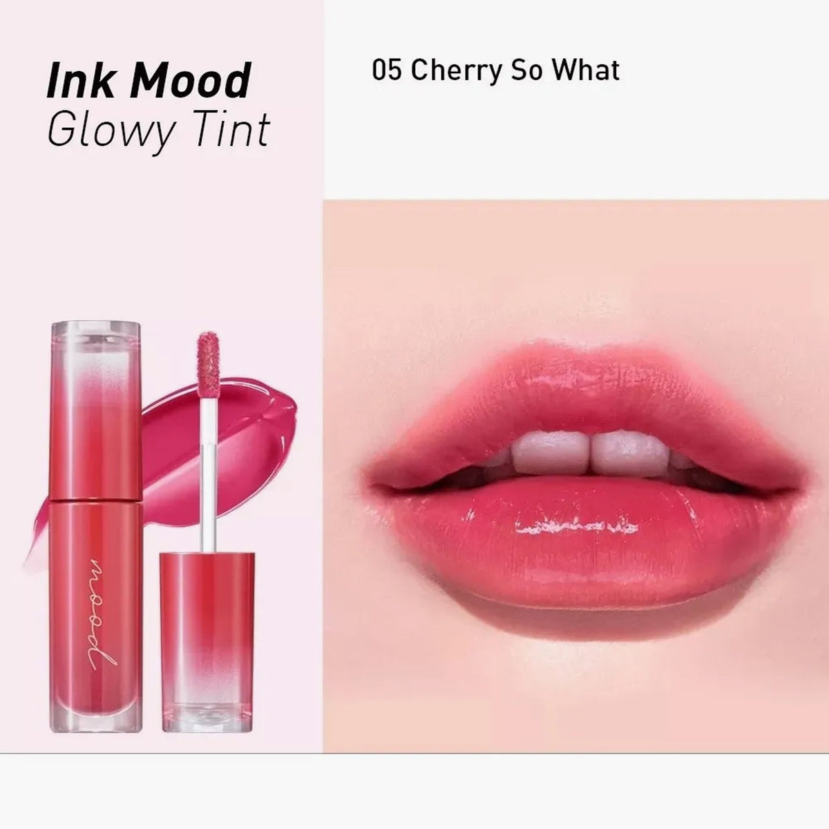 Peripera INK Mood Glowy Tint 05 CHERRY SO WHAT 4gm - photo 2