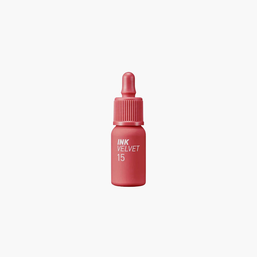 Peripera INK THE VELVET 015 Beauty Peak Rose 4g lip tint tube with applicator