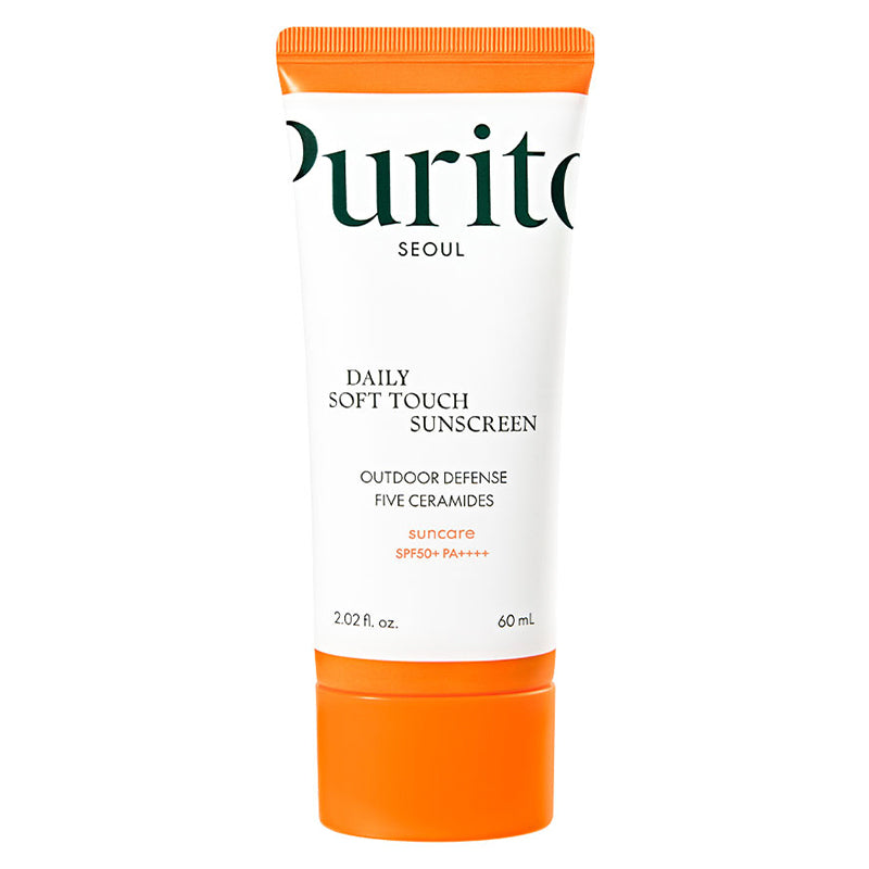 Purito Seoul Daily Soft Touch Sunscreen SPF50+ PA++++ 60ml tube, front view