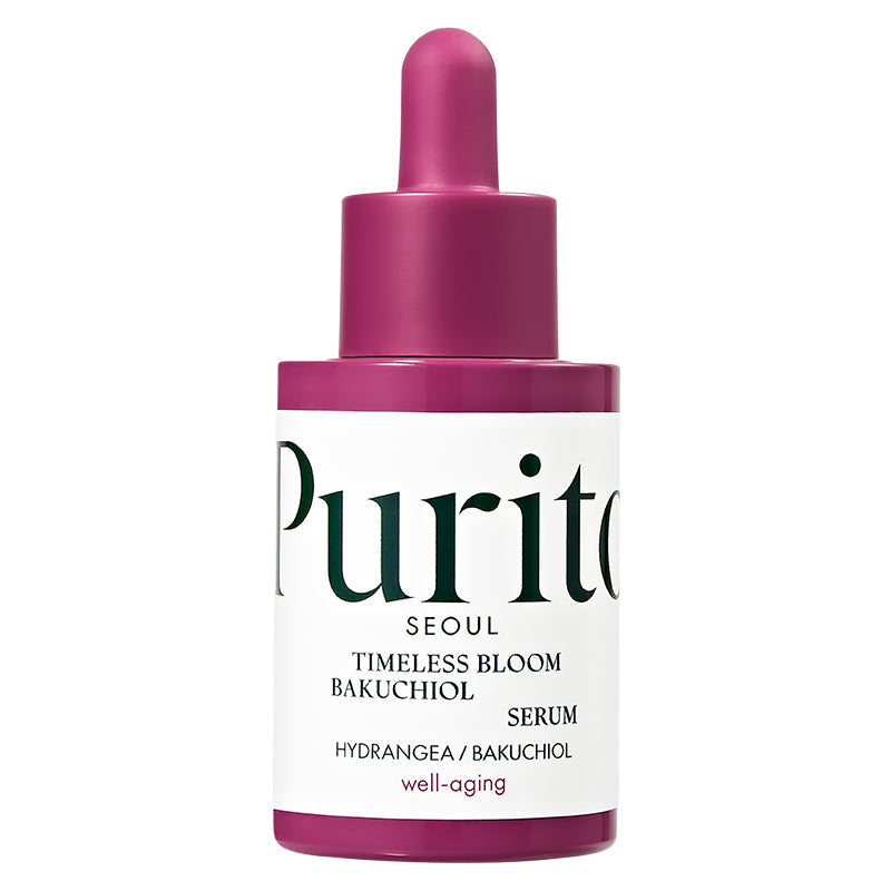 Purito Seoul Timeless Bloom Bakuchiol Serum 30ml bottle, front view